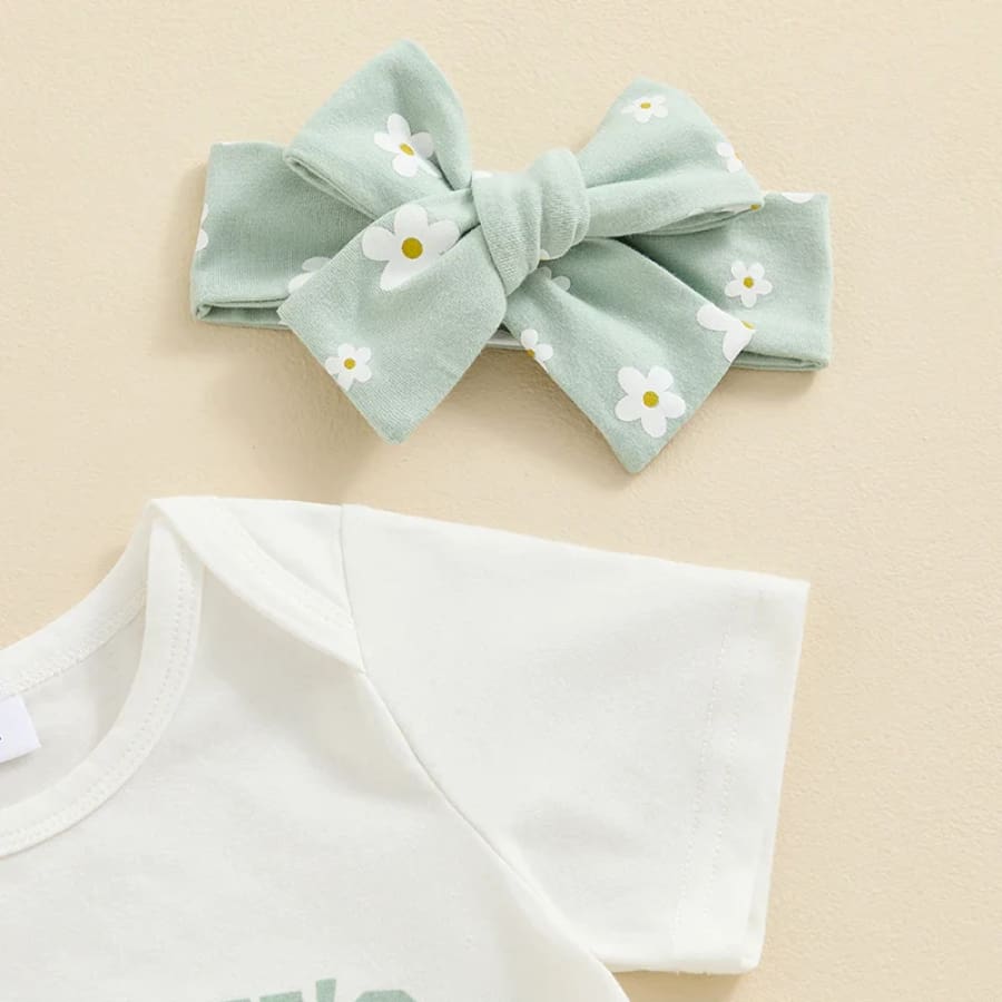 Daddy’s Girl Daisy Bloomer Set - Green