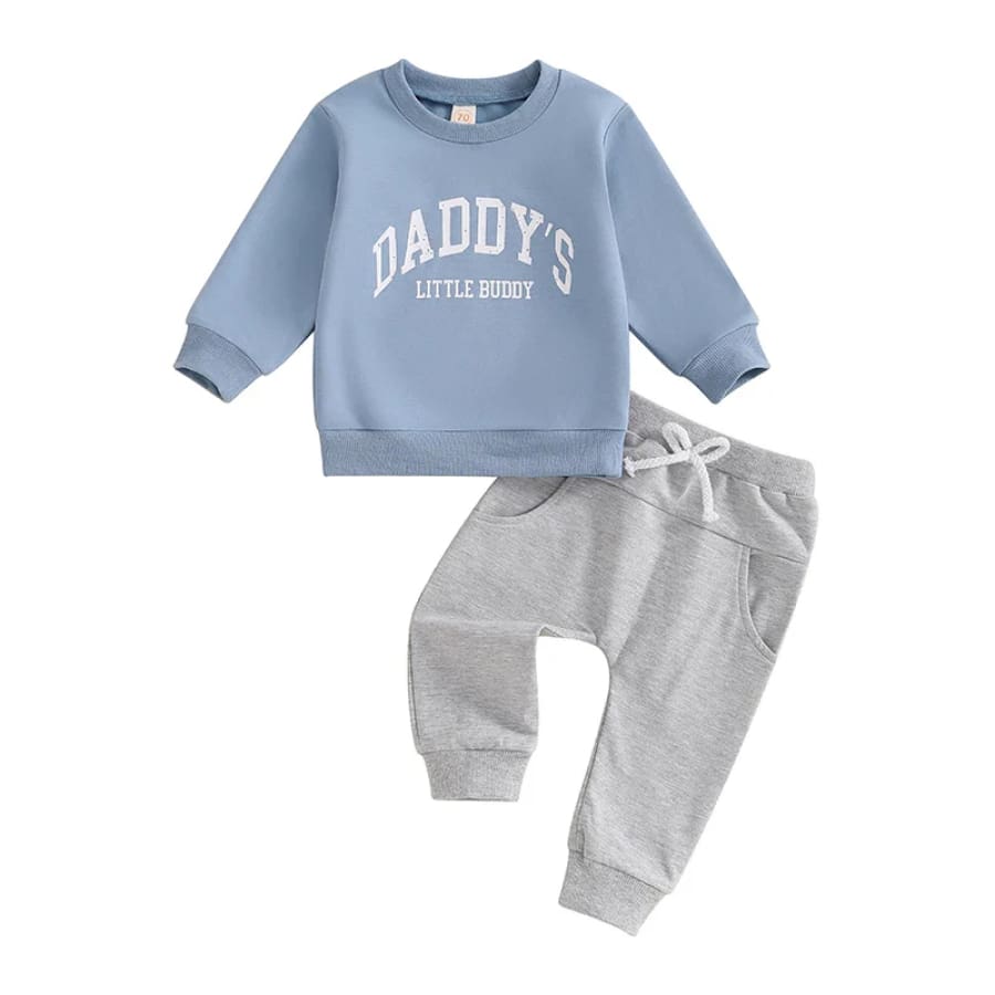Daddy’s Little Buddy Trackie Set Blue 6 Months