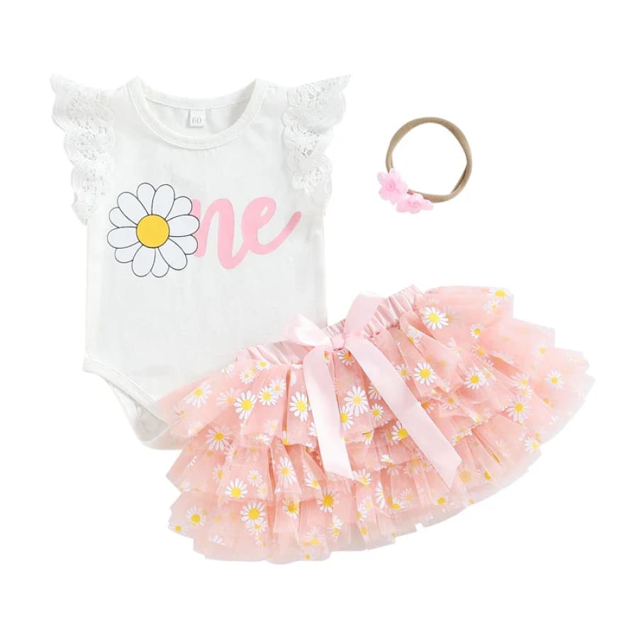 Daisy ’One’ Tutu Set - 6-12 Months