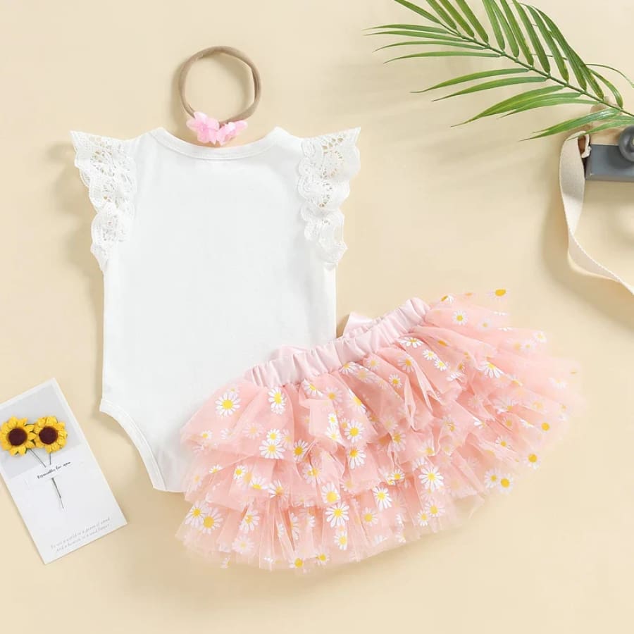 Daisy ’One’ Tutu Set - 6-12 Months
