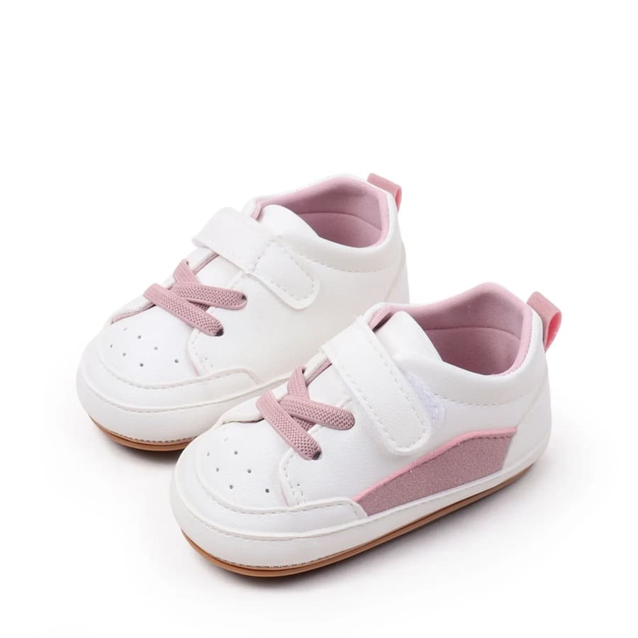 Darcie Unisex Pre Walker Sneaker - Blush - 0-6 Months