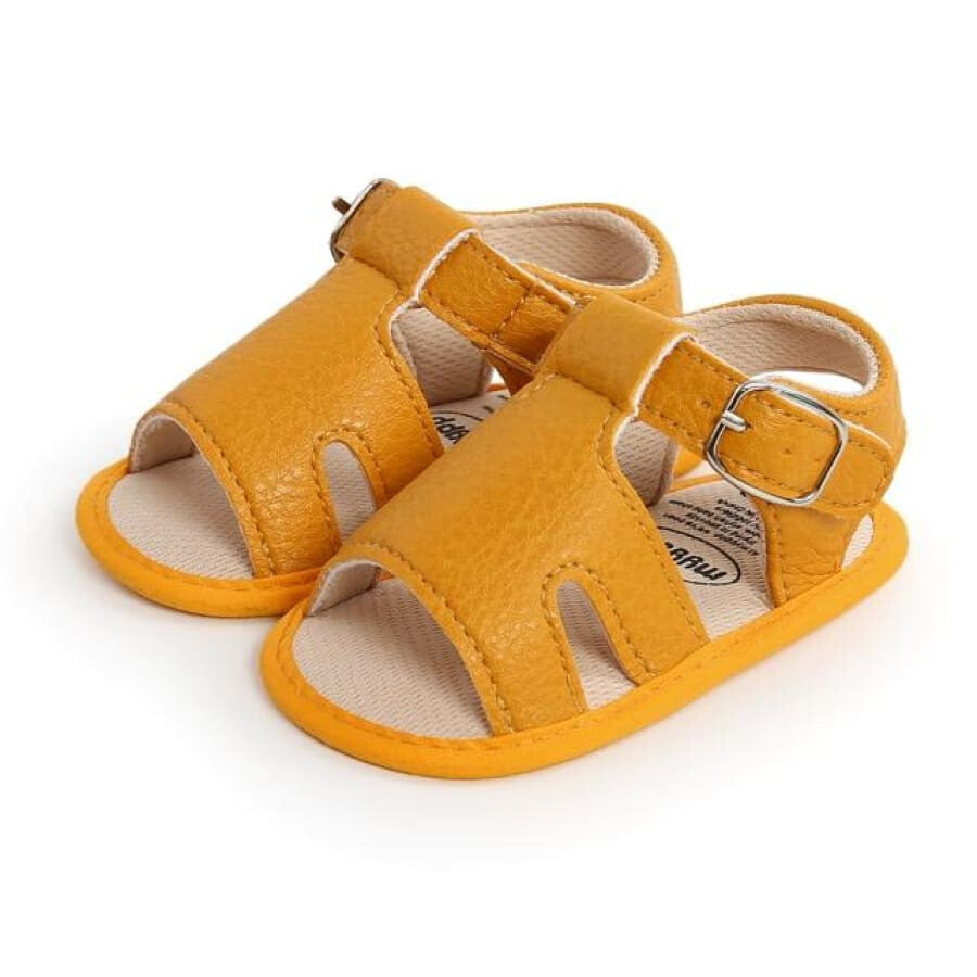 Declan Soft Sole Pre-Walker Sandal - Sunshine / 12-18 Months - Shoes shoes