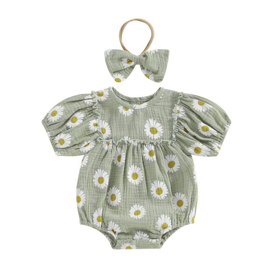 Diana Daisy Romper - Sunflower