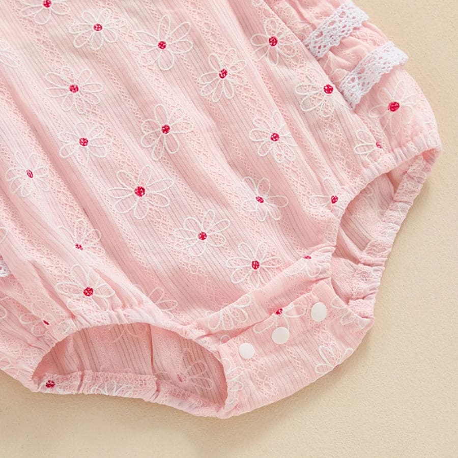 Dimity Dinky Daisy Romper - Purple