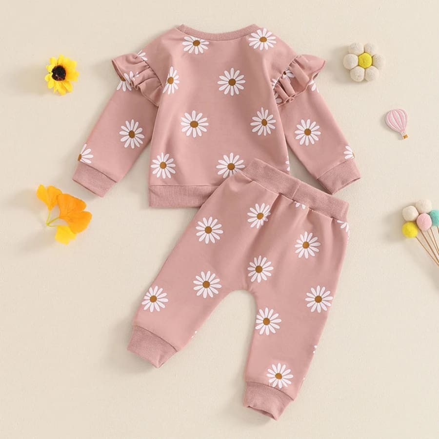 Dinkie Daisy Flutter Trackie Set - Blush