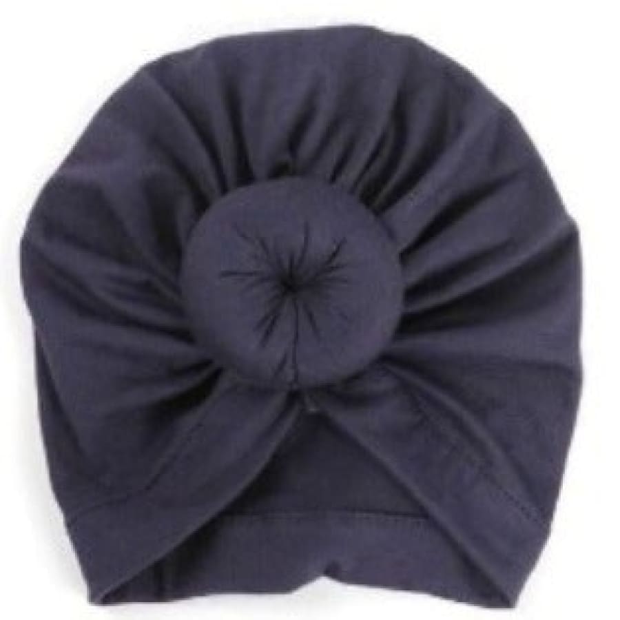 Donut Turban Headband - Dark Grey - Headband headband