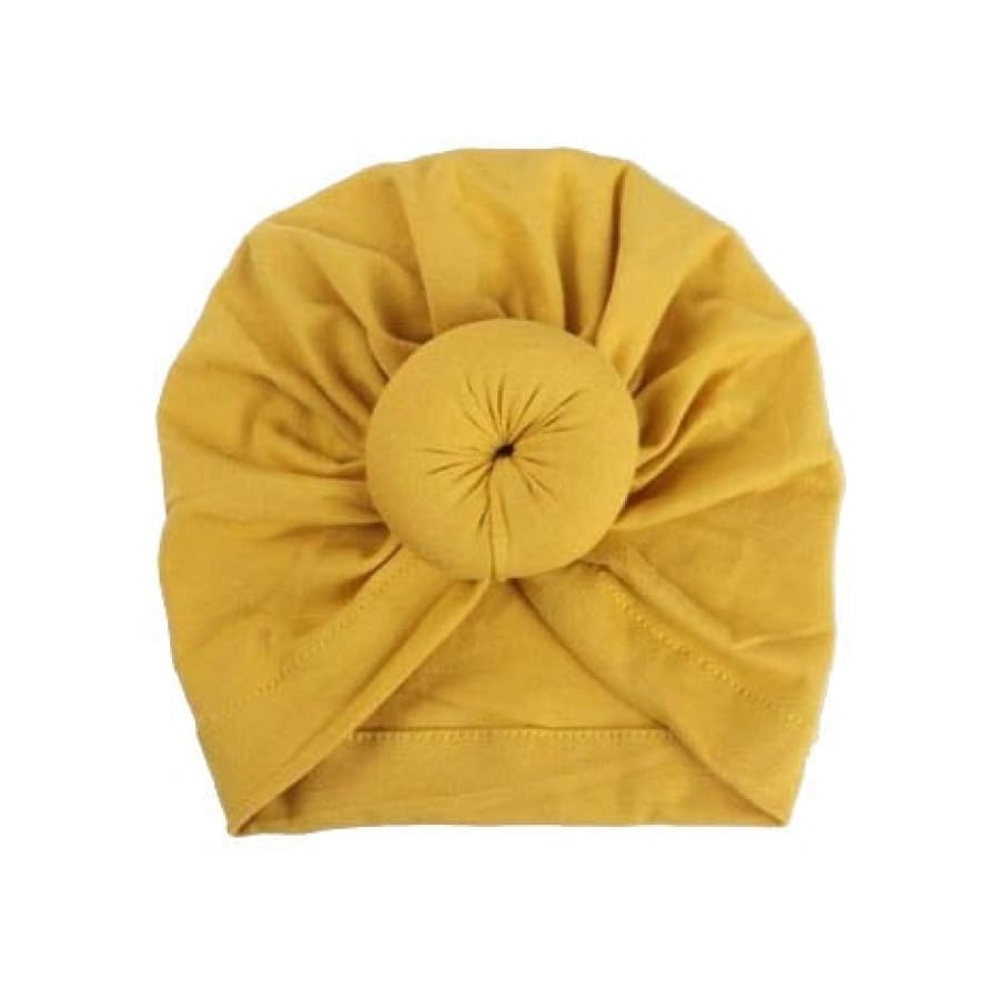 Donut Turban Headband - Yellow - Headband headband
