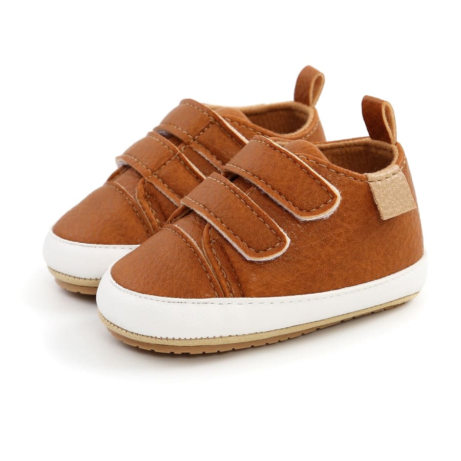 Drew Pre Walker Sneaker - Brown - 0-6 Months