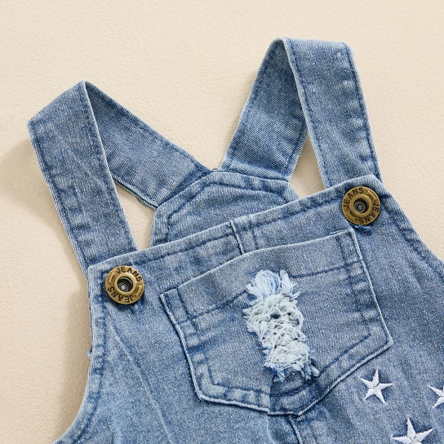 Drew Star Denim Romper