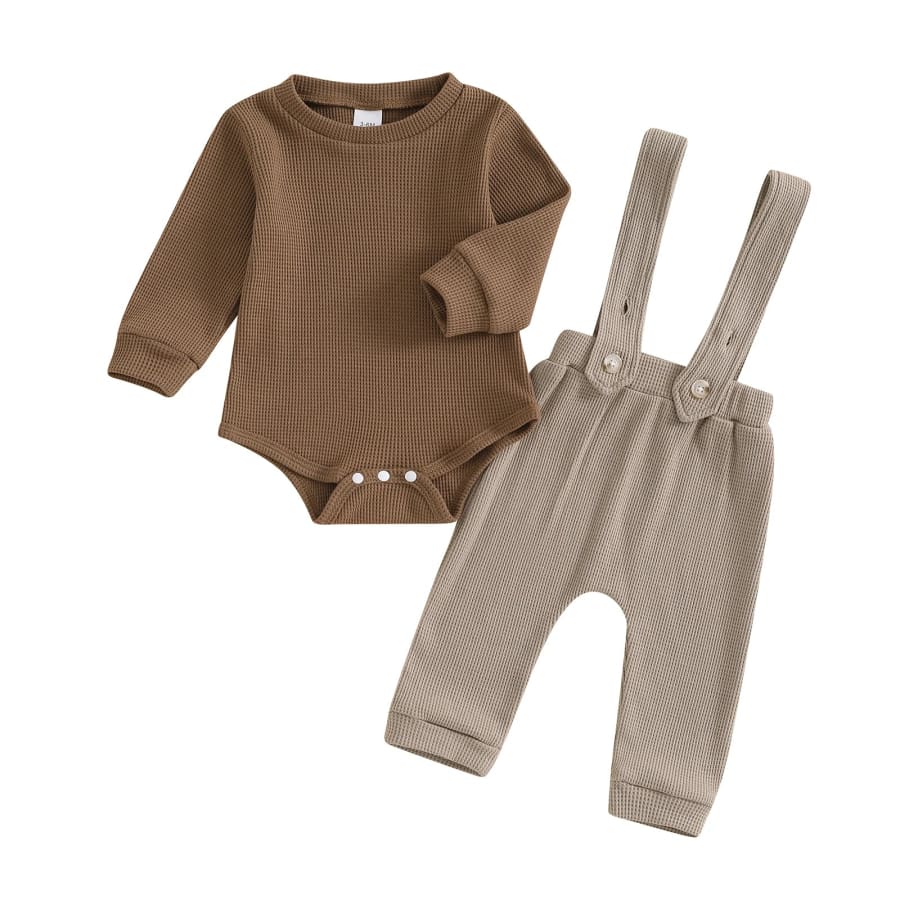 Elijah Suspender Set - 0-3 Months