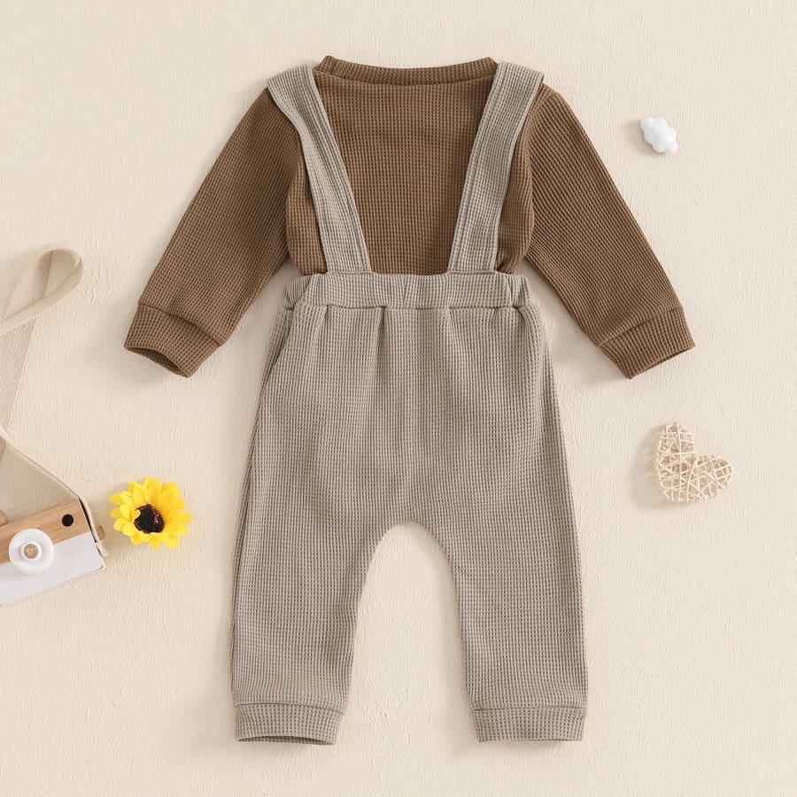 Elijah Suspender Set - 0-3 Months