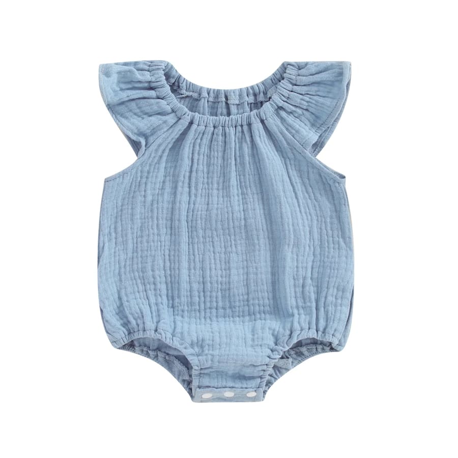 Eve Basic Flutter Romper - Sunshine