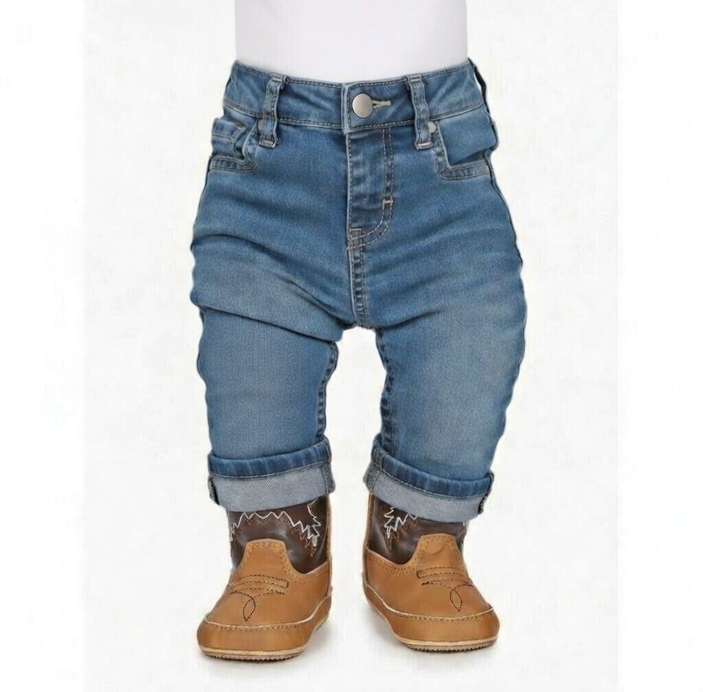 Cowboy Baby Boots - Brown