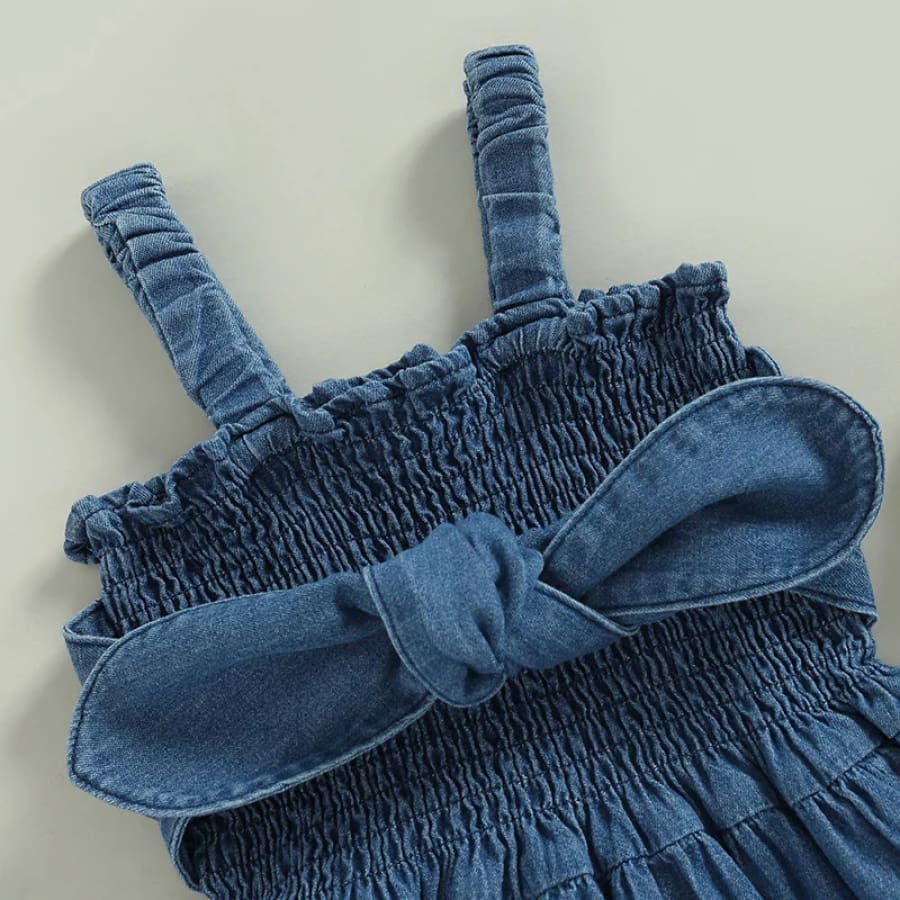 Flora Denim Bubble Romper
