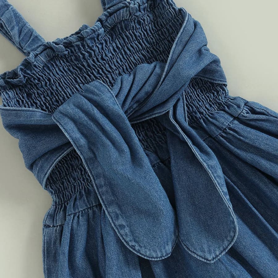 Flora Denim Bubble Romper
