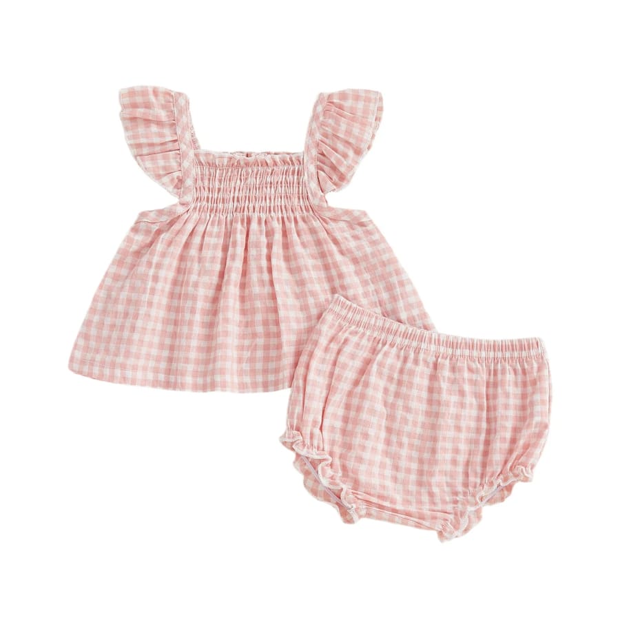 Gigi Gingham Bloomer Set