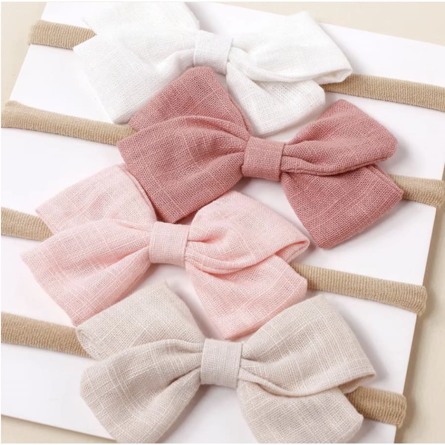 Gina Bow Headbands - 4 Pack