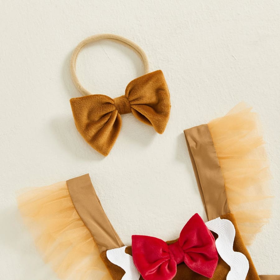 Gingerbread Christmas Romper