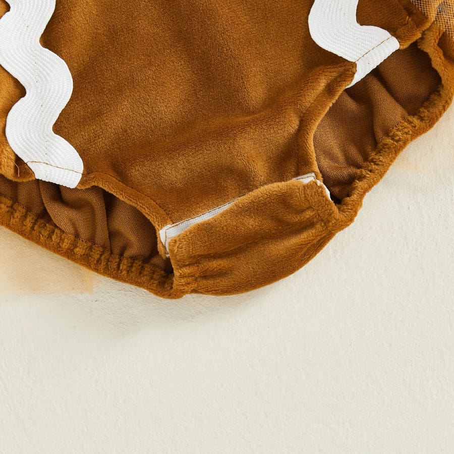 Gingerbread Christmas Romper
