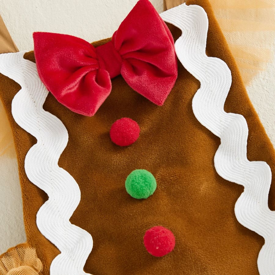 Gingerbread Christmas Romper