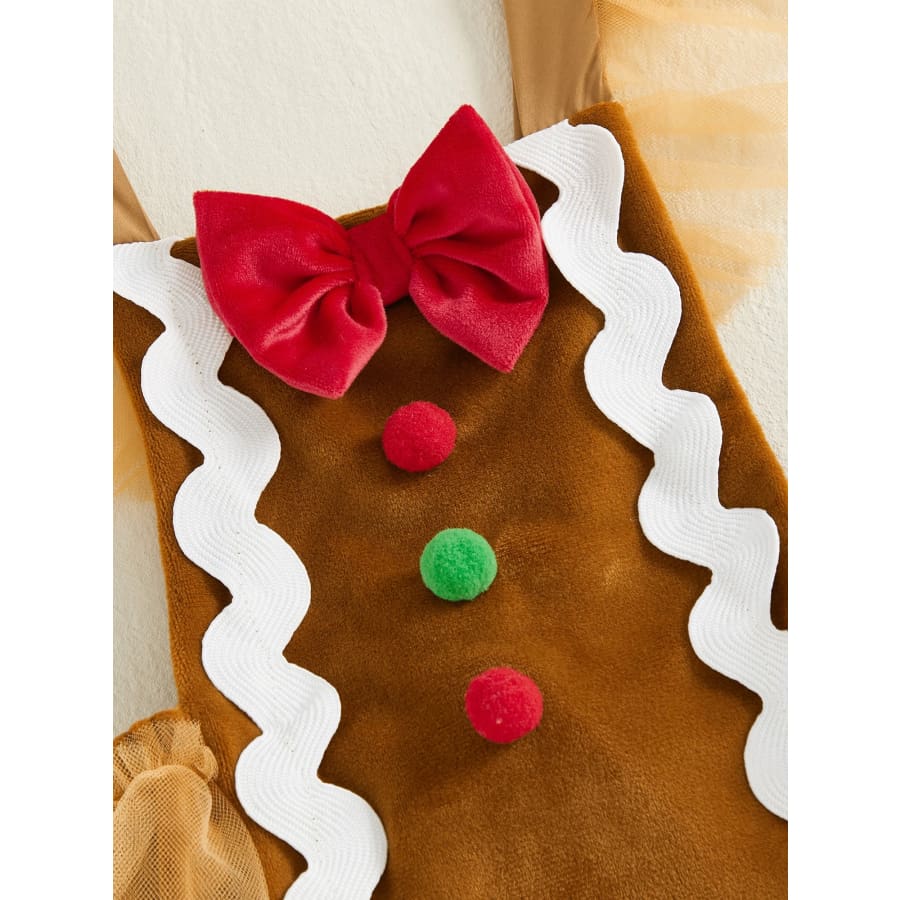 Gingerbread Christmas Romper