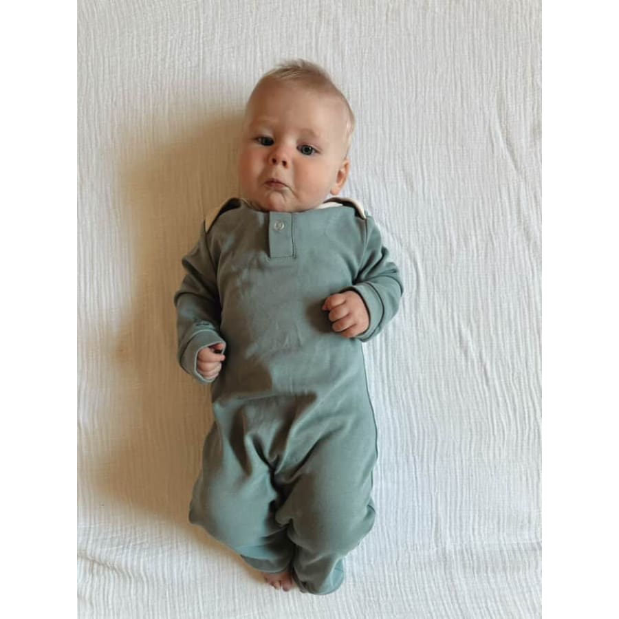 Goo &amp; Co Zander Long Sleeve Jumpsuit - Moss