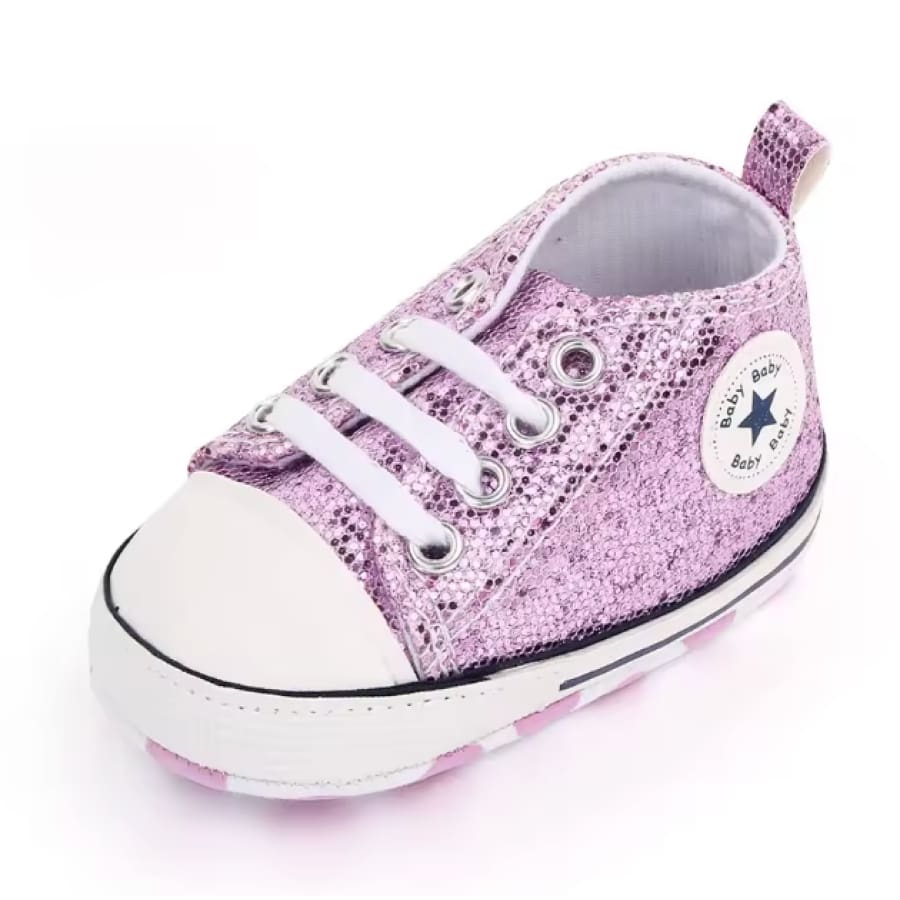 Goo’s Glitter Sneaker - Purple - Shoes shoes