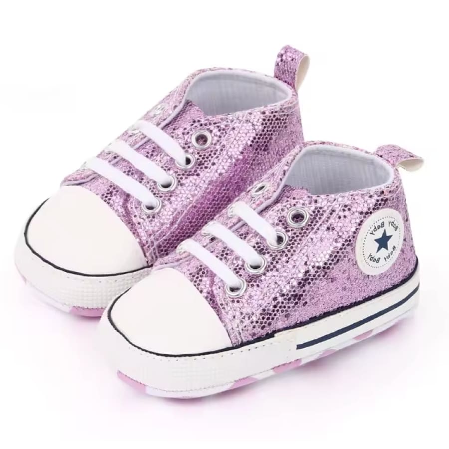 Goo’s Glitter Sneaker - Purple - Shoes shoes