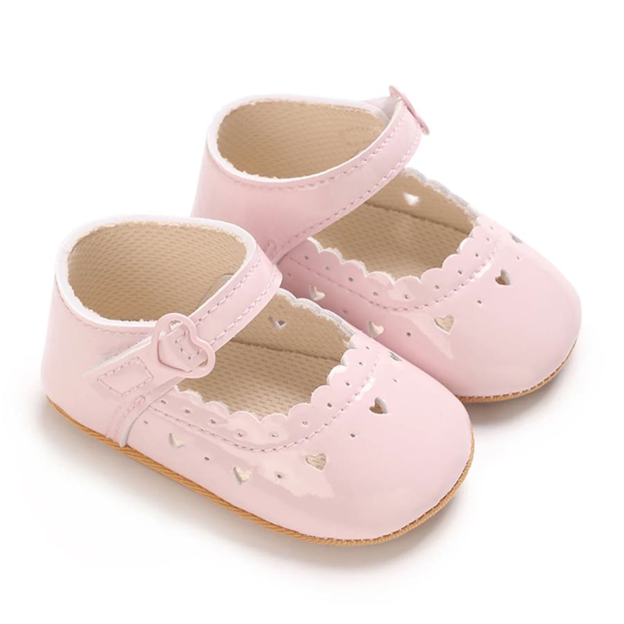 Hannah Hearts Patent Pre Walker Shoe - F / 0-6 Months