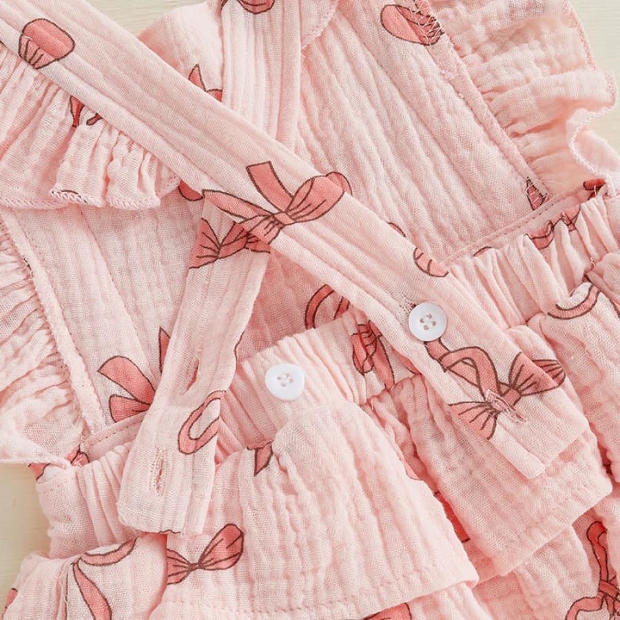 Hearts Ruffle Romper