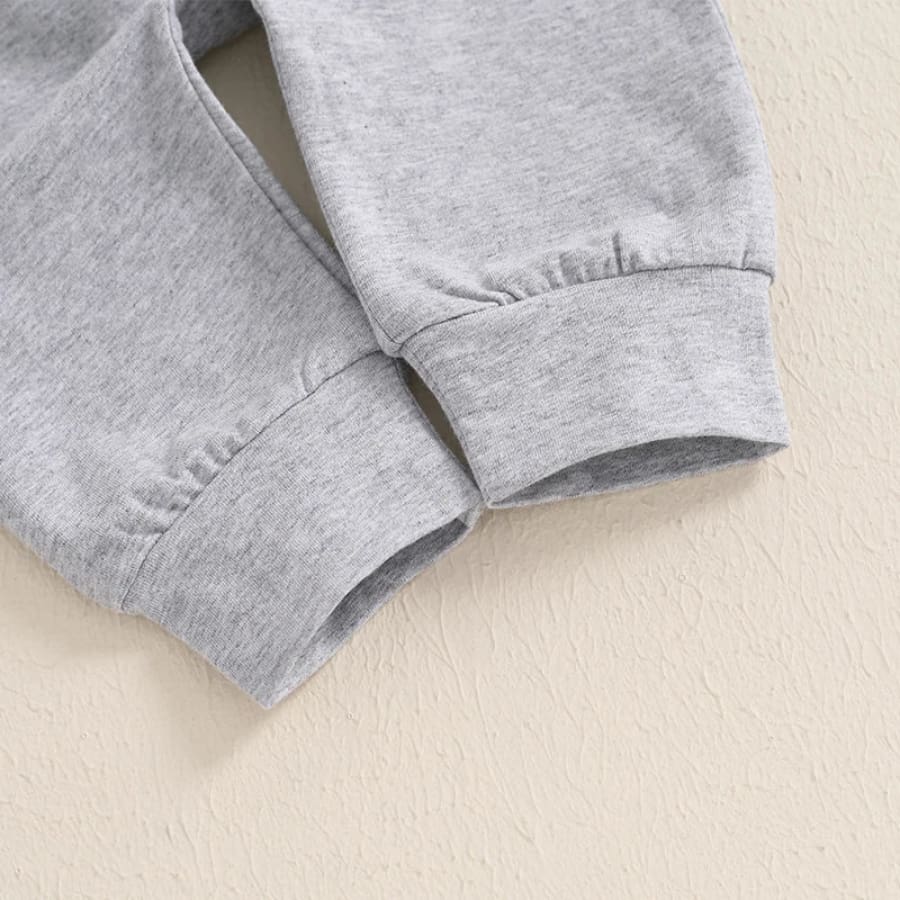 Hi I’m New Here Beanie Set - Grey