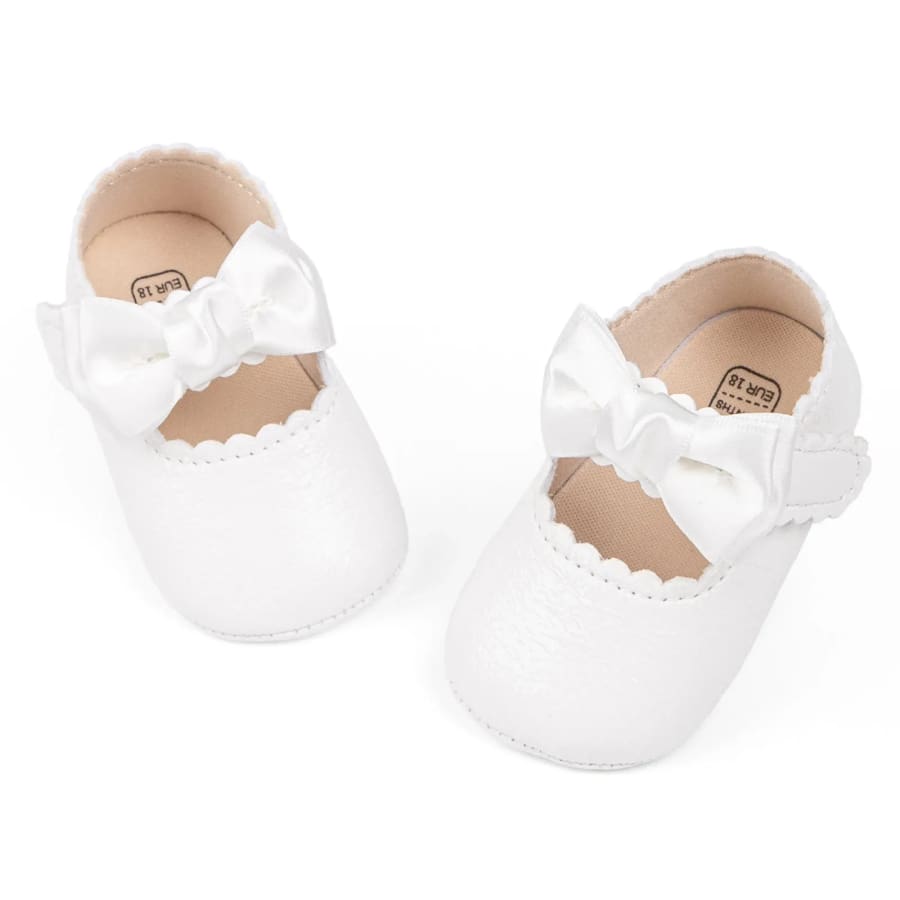 Illiana Bow Ballet Flat - Snow - 0-6 Months