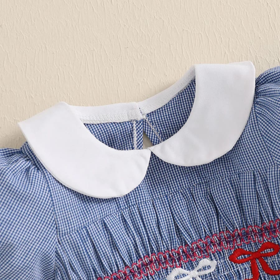 Isabella Smocked Collared Dress - 6-9 Months
