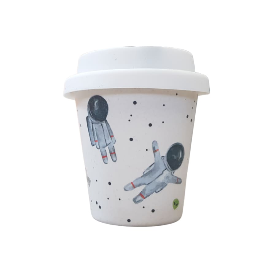 itti Bamboo Baby Cino Cup + 2 Straws - Astro Space