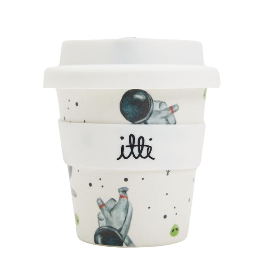 itti Bamboo Baby Cino Cup + 2 Straws - Astro Space