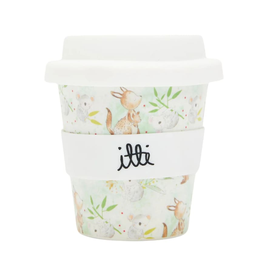 itti Bamboo Baby Cino Cup + 2 Straws - Aussie Bush