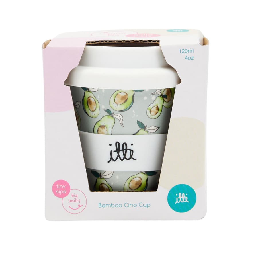 itti Bamboo Baby Cino Cup + 2 Straws - Avocuddles