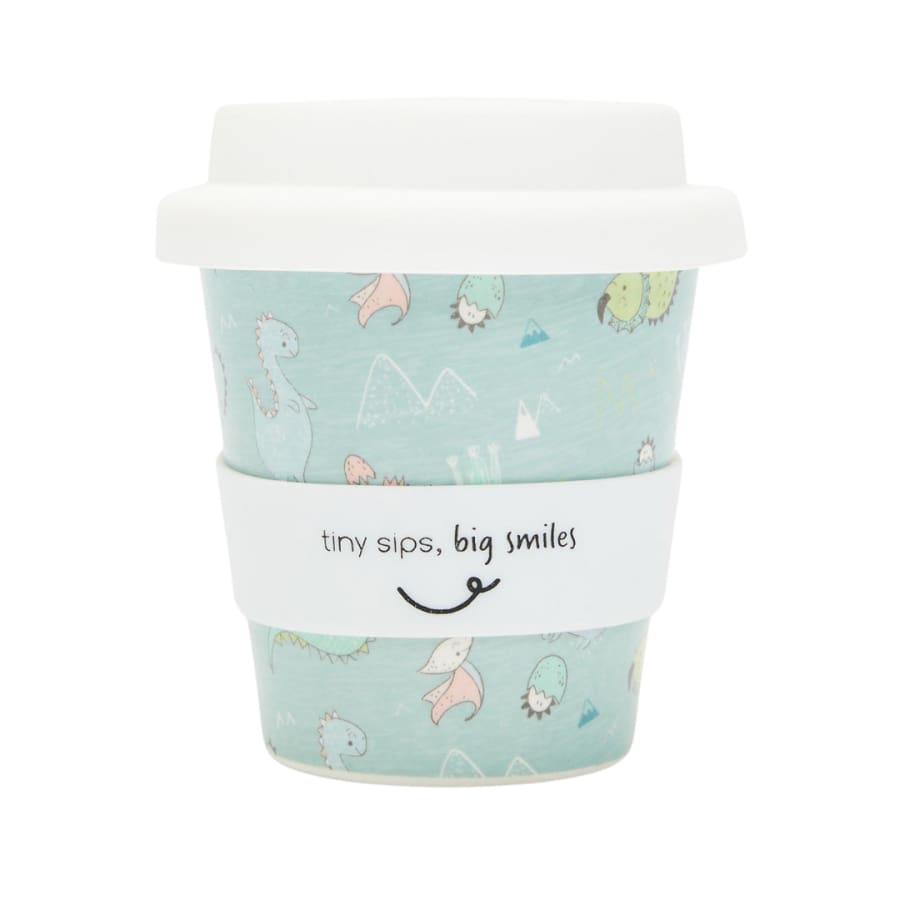 itti Bamboo Baby Cino Cup + 2 Straws - Dino
