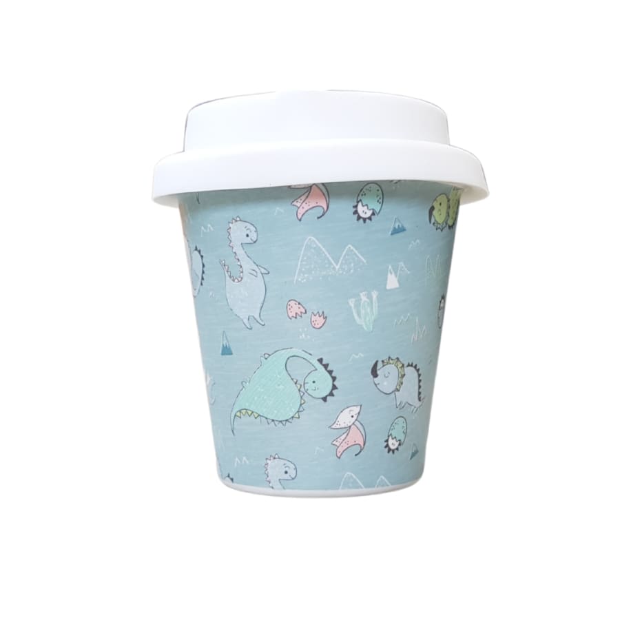 itti Bamboo Baby Cino Cup + 2 Straws - Dino