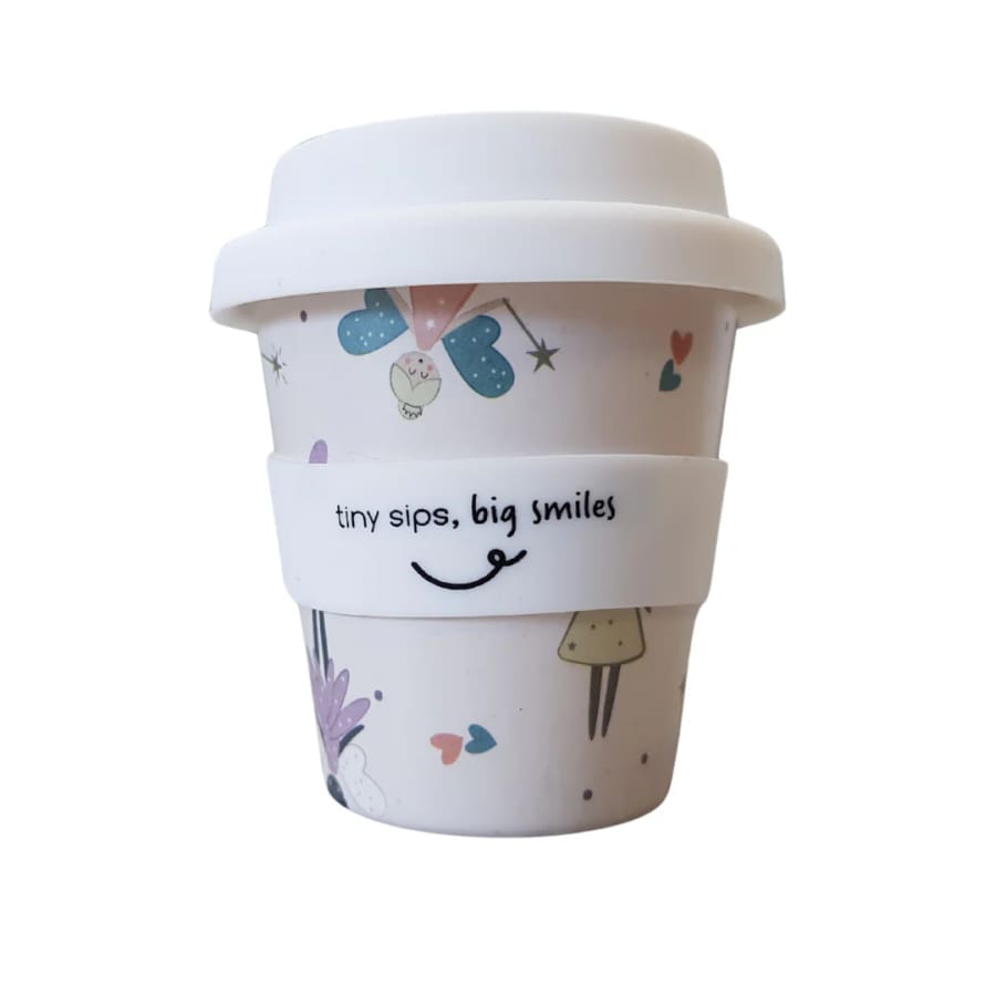 itti Bamboo Baby Cino Cup + 2 Straws - Fairy Magic