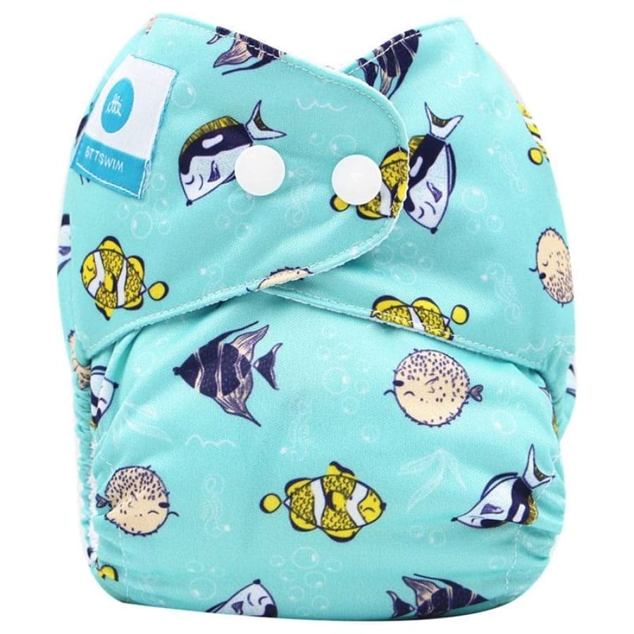 itti Bitti Reusable Swim Nappy - Bubbles - Small - Cloth Nappies