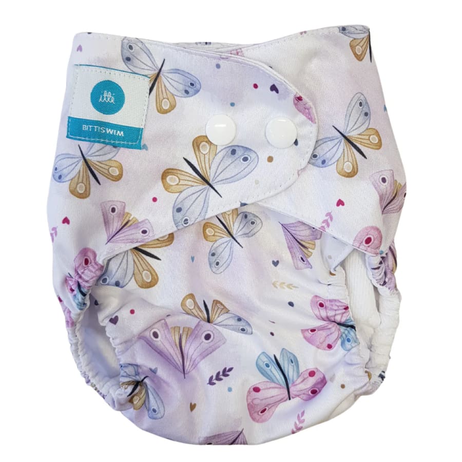 itti Bitti Reusable Swim Nappy - Butterfly - Small - Cloth Nappies