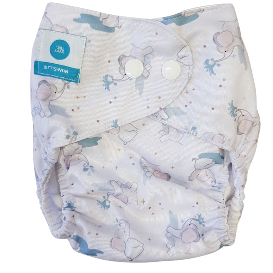 itti Bitti Reusable Swim Nappy - Ellie the Elephant - Small - Cloth Nappies