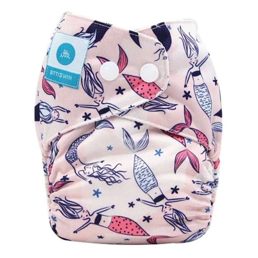 itti Bitti Reusable Swim Nappy - Mermaid Wish - Small - Cloth Nappies