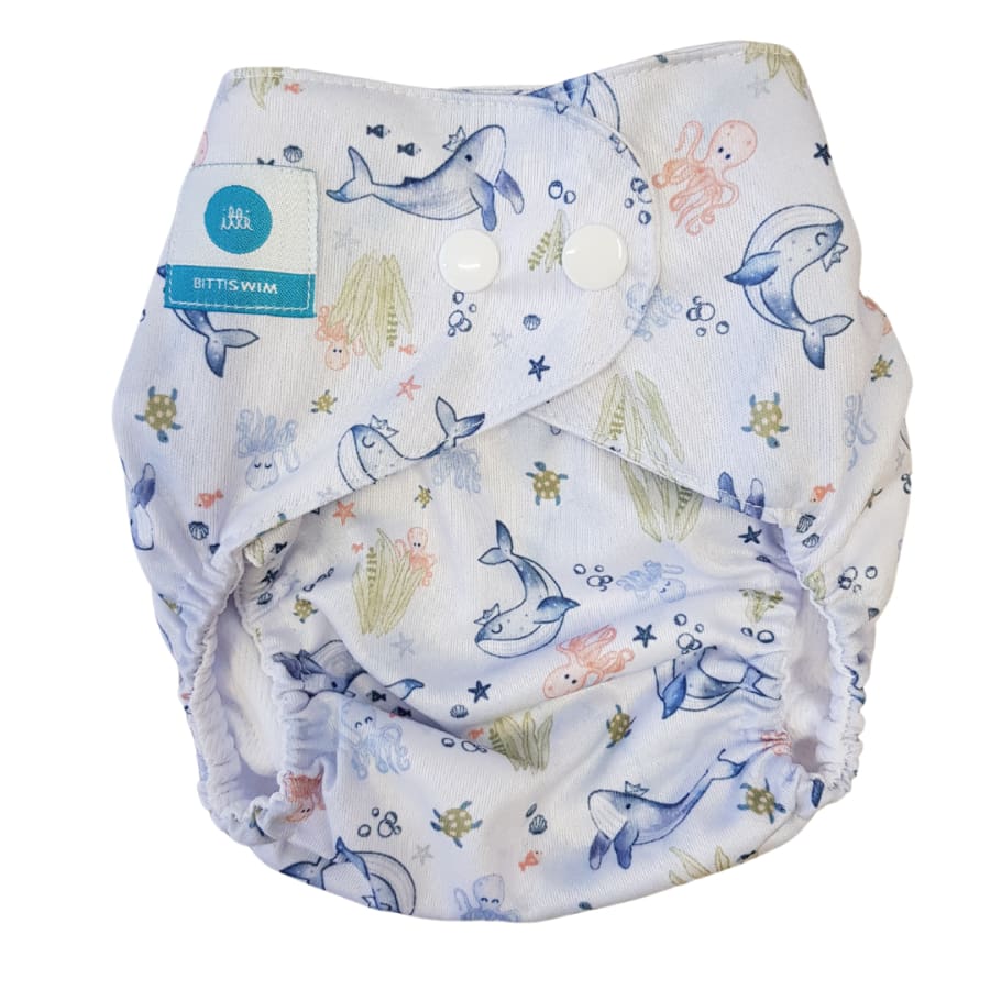 itti Bitti Reusable Swim Nappy - Neptune - Small - Cloth Nappies
