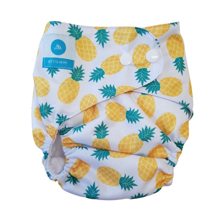 itti Bitti Reusable Swim Nappy - Pineapple - Small - Cloth Nappies
