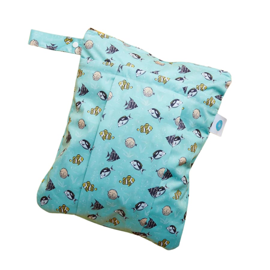 itti Premium Double Pocket Wetbag - Bubbles - Cloth Nappies wet bag