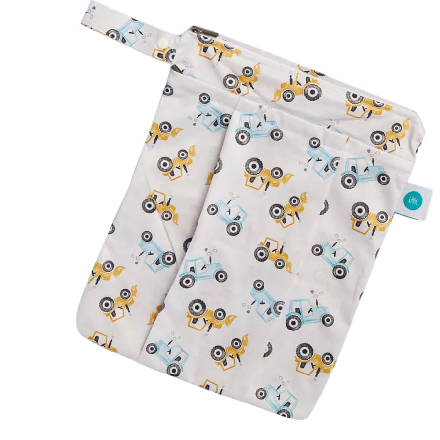 itti Premium Double Pocket Wetbag - Dozer - Cloth Nappies wet bag