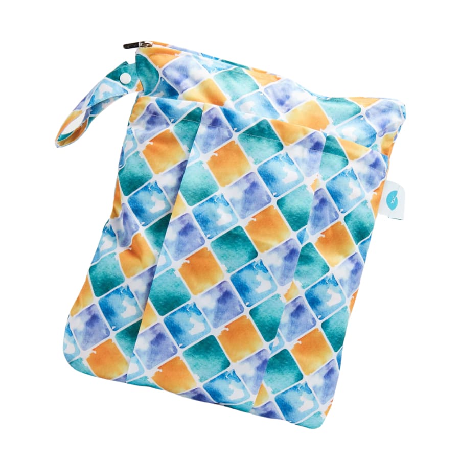 itti Premium Double Pocket Wetbag - Harlequin - Cloth Nappies