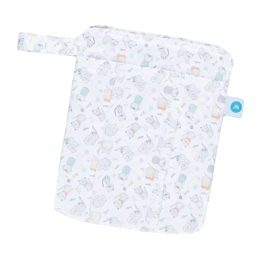 itti Premium Double Pocket Wetbag - Kittie - Cloth Nappies wet bag